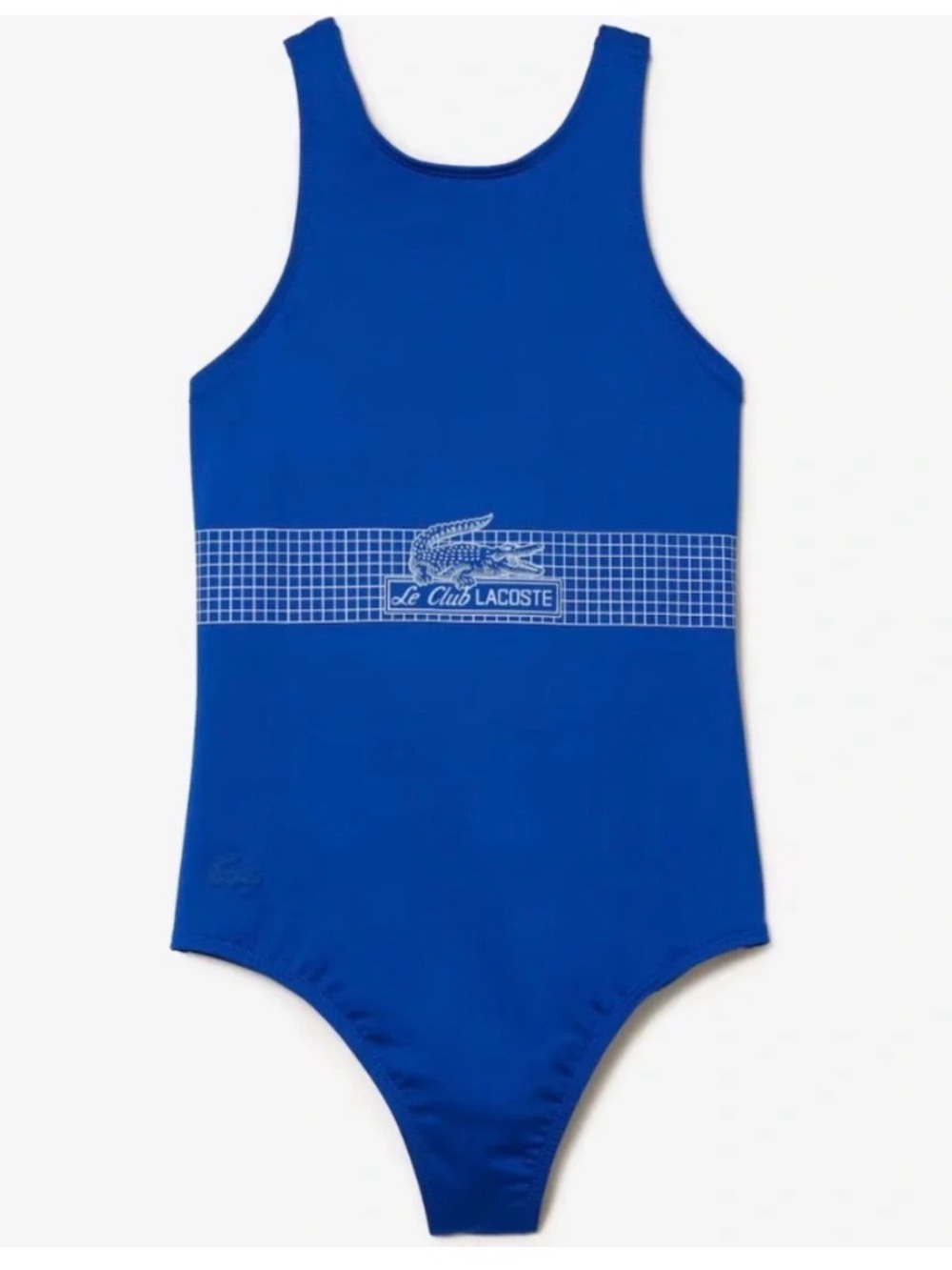 Lacoste Blue Athletic One-Piece Swimsuit - Picture 2 of 7